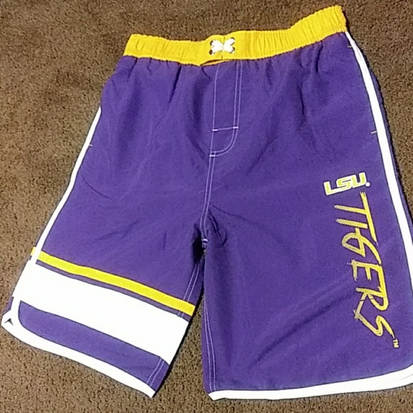 lsu swim trunks